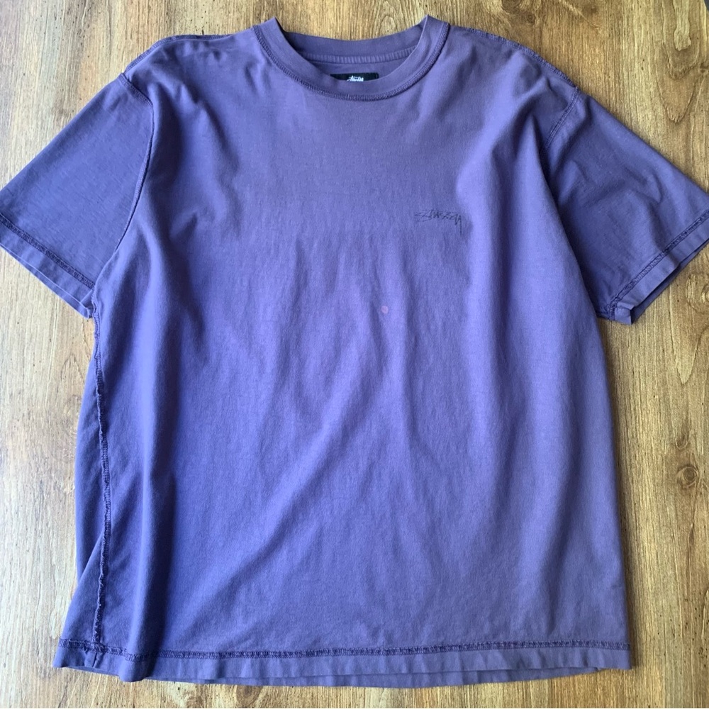 Stussy Lazy Tee Inside Out Men’s Small Purple